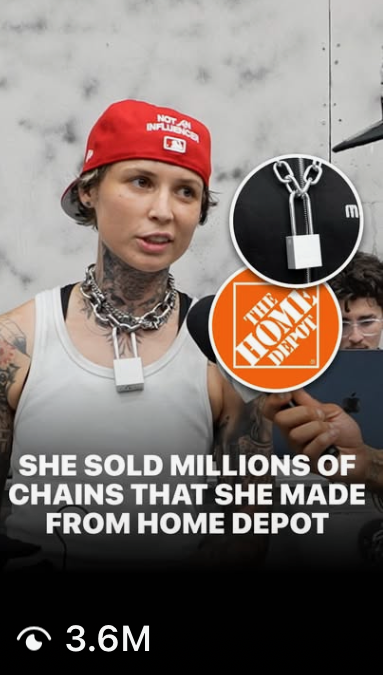 She sold millions of chains · 3.6M views